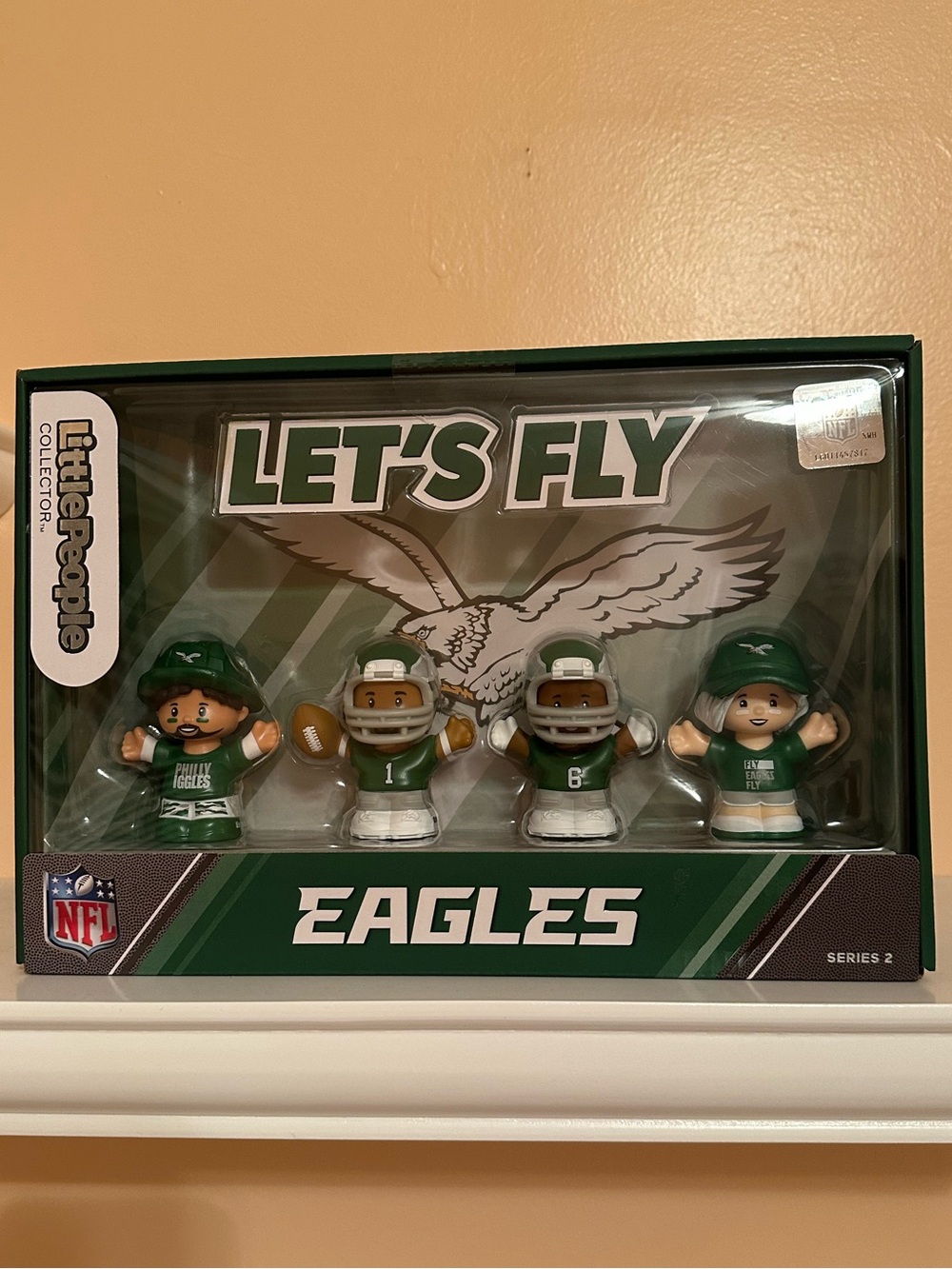 🦅 Philadelphia Eagles Series 2 Iggles Little People Figure Set
